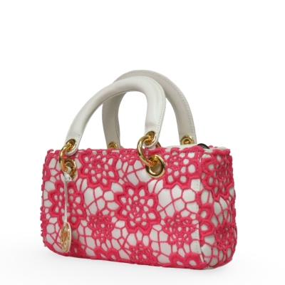Bolsa Media  FL 1022 com Renda Guipir